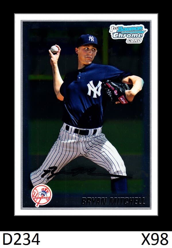 1- PROSPECTS BRYAN MITCHELL YA 2010 Bowman Chrome