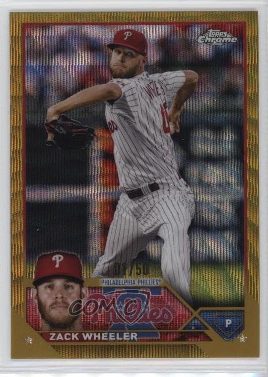 Zack Wheeler 2023 topps Topps Chrome