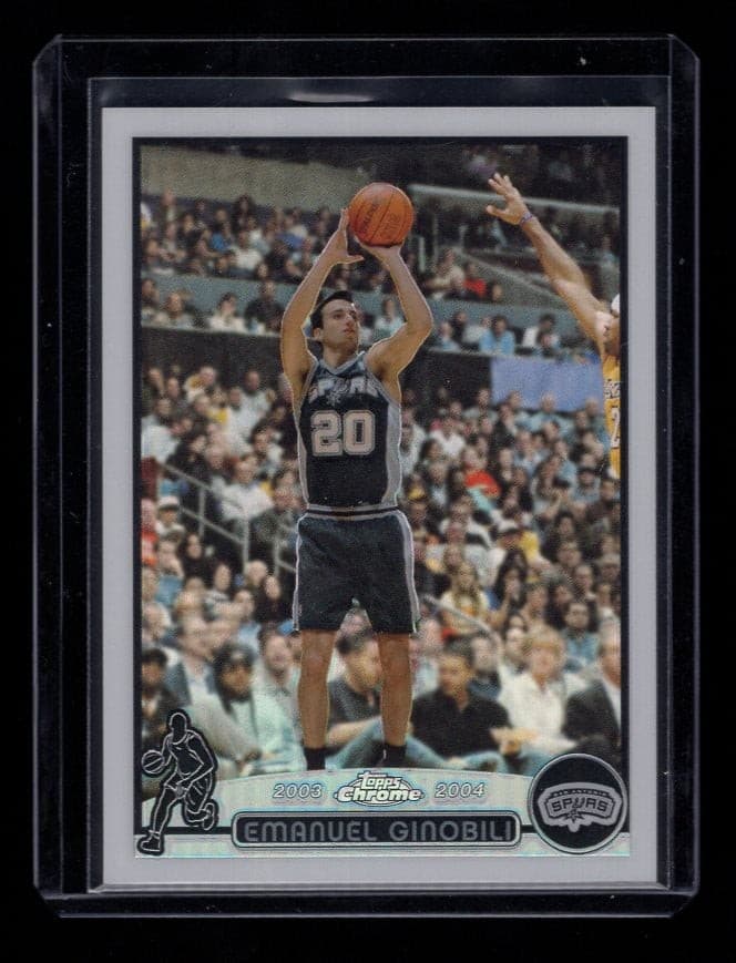 Emanuel Ginobili 2003 Topps Chrome 2003 Topps Chrome refractor