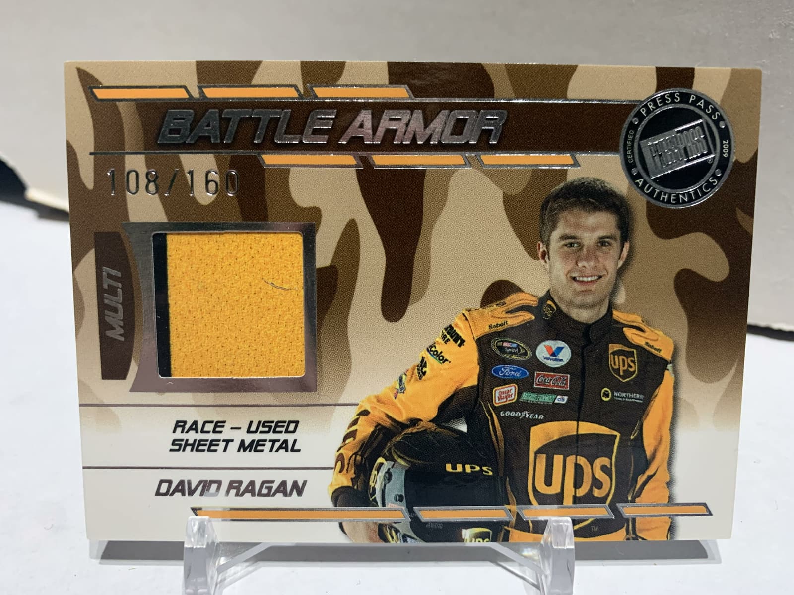 DAVID RAGAN STEALTH BATTLE ARM 2009 Press Pass 2009 Press Pass