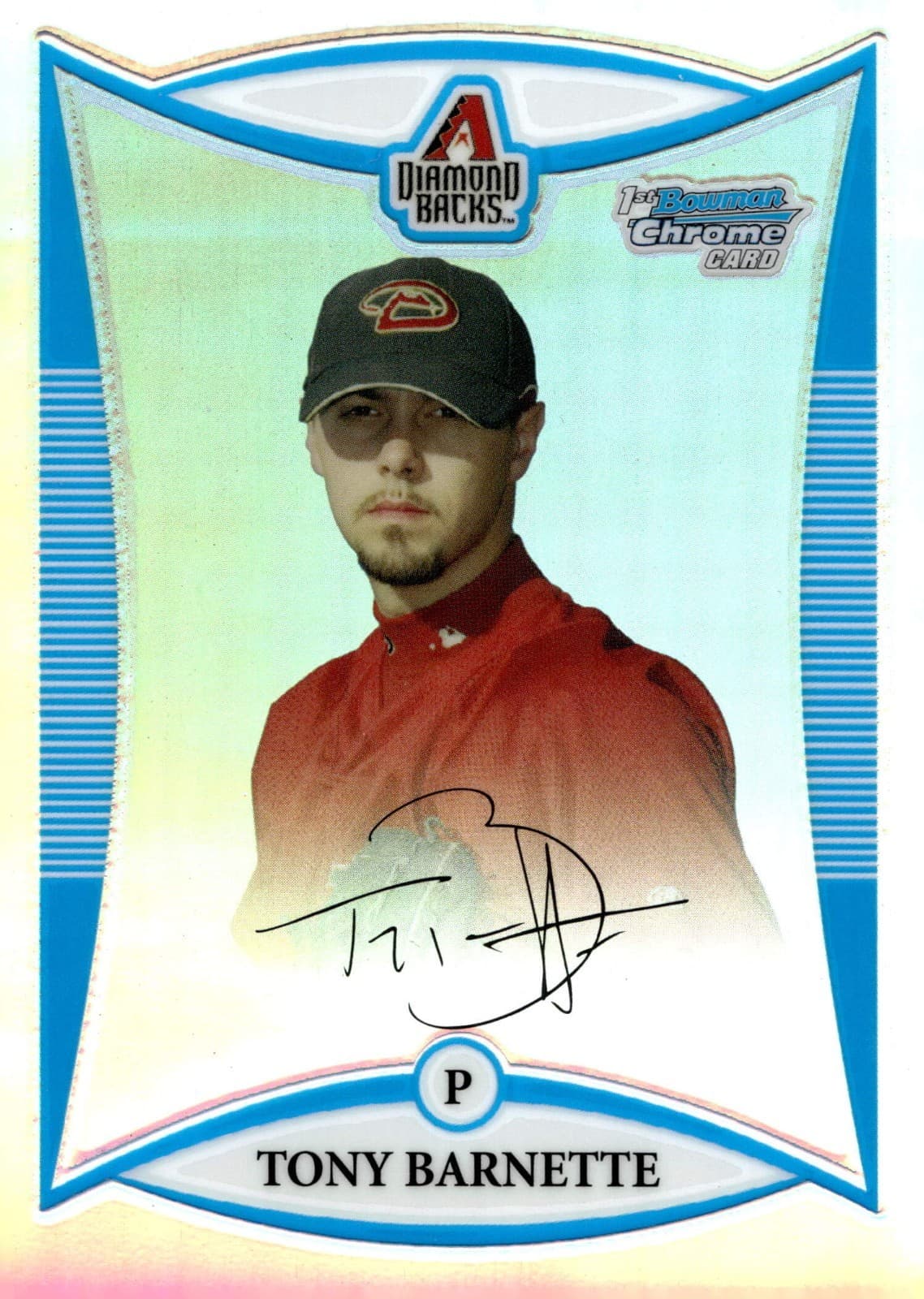 Prospects Tony Barnette 2008 Bowman Chrome 2008 Bowman Chrome refractor