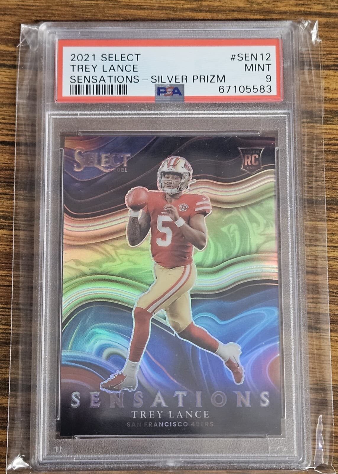 TREY LANCE FOOTBALL SENSATIONS 2021 Panini Select