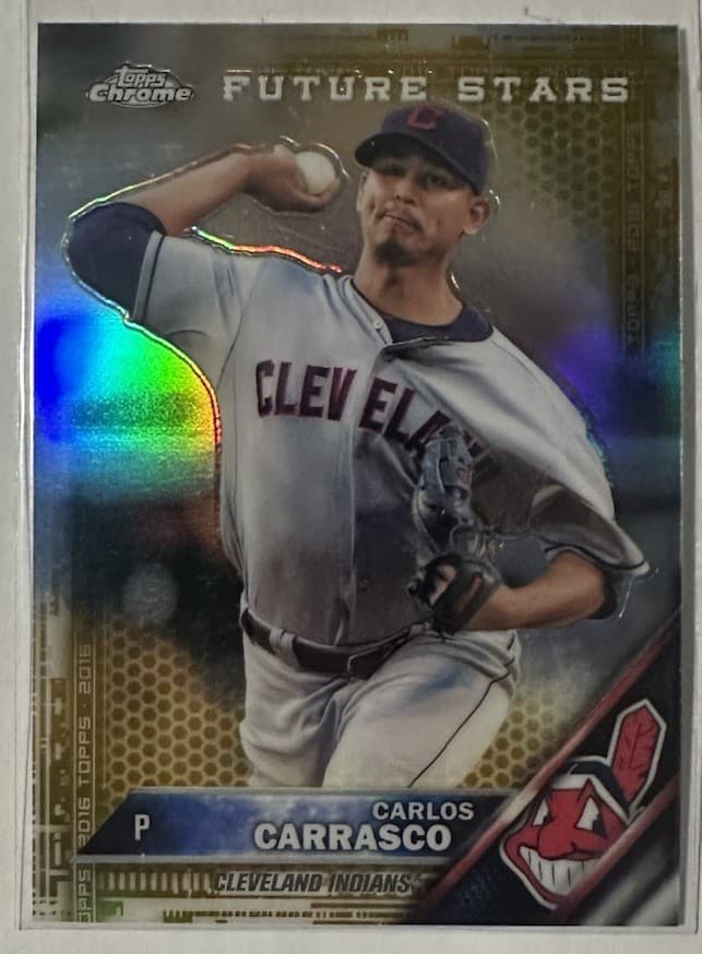 Carlos Carrasco Gold 2016 Topps Chrome 2016 Topps Chrome
