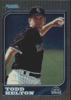 Todd Helton 1997 Bowman Chrome 1997 Bowman Chrome
