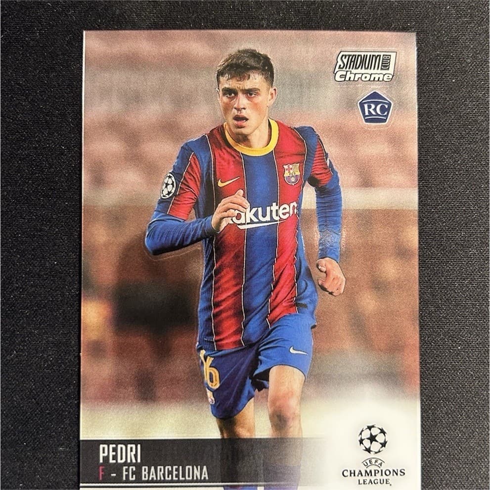 Pedri trading card