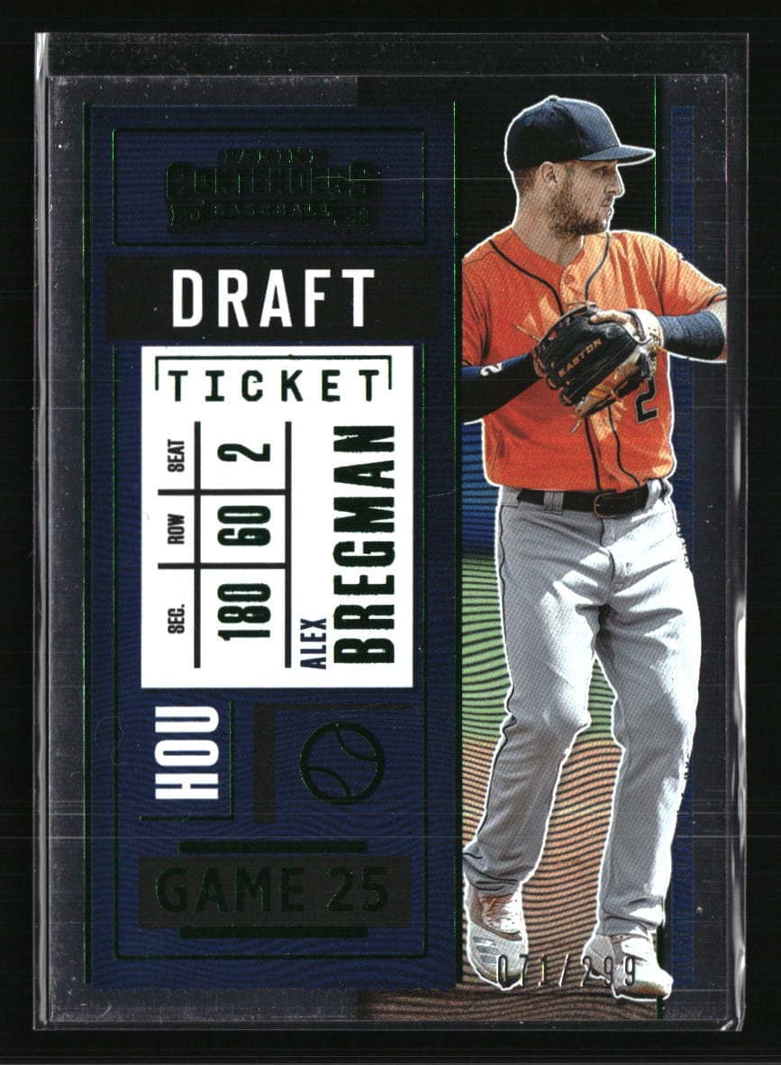Alex Bregman Baseball 2020 Panini Contenders 2020 Panini Contenders
