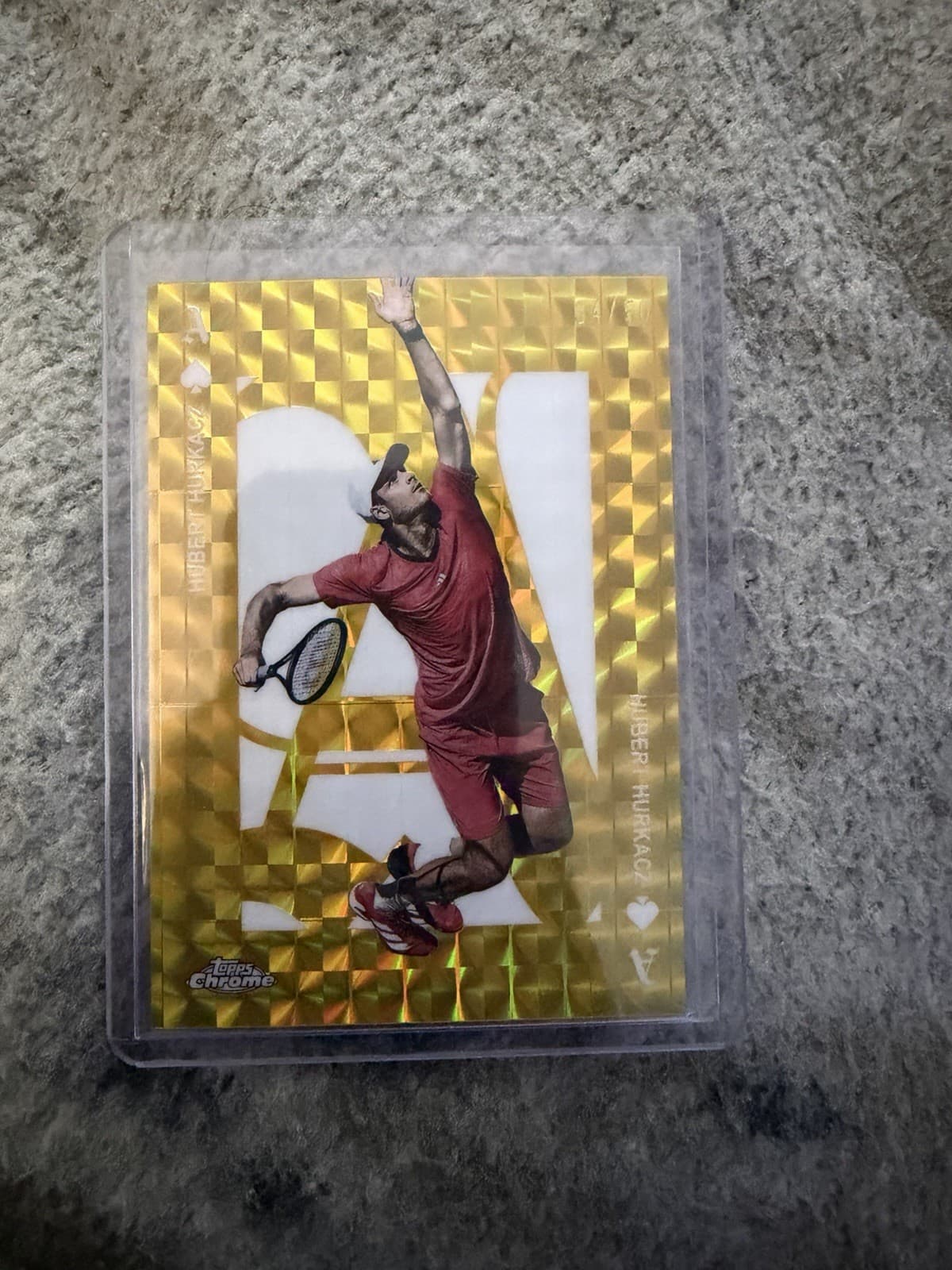Hubert Hurkacz Gold 2025 Topps Chrome 2025 Topps Chrome gold-refractor