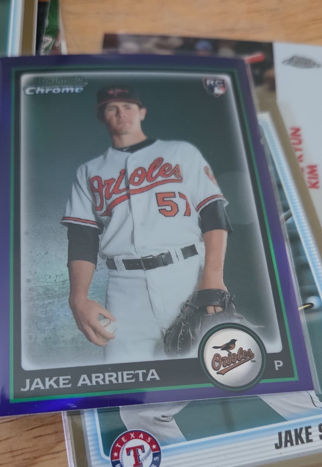 Jake Arrieta Purple 2010 Bowman Draft 2010 Bowman Draft