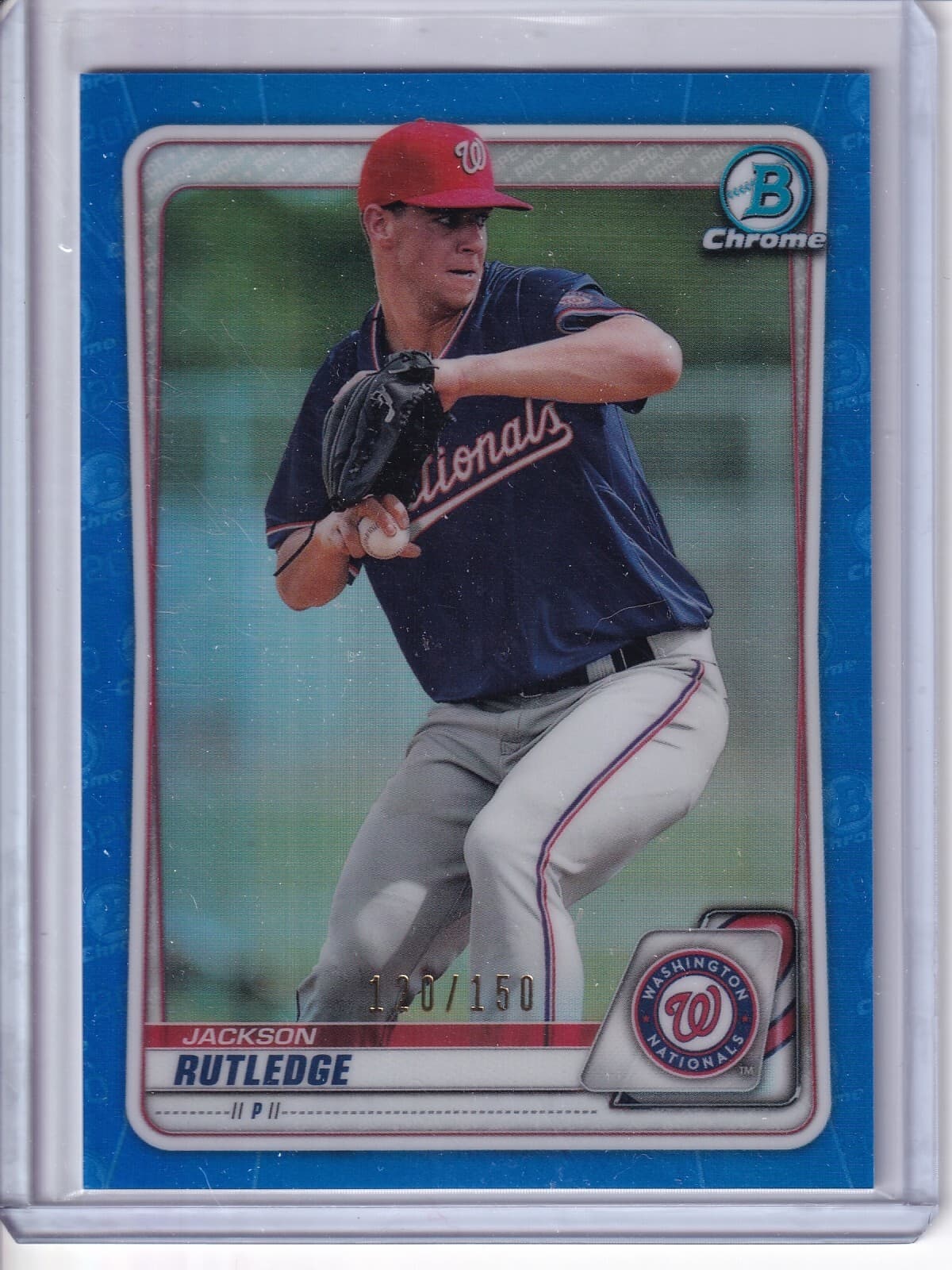 -239 JACKSON RUTLEDGE Blue /15 2020 Bowman Chrome