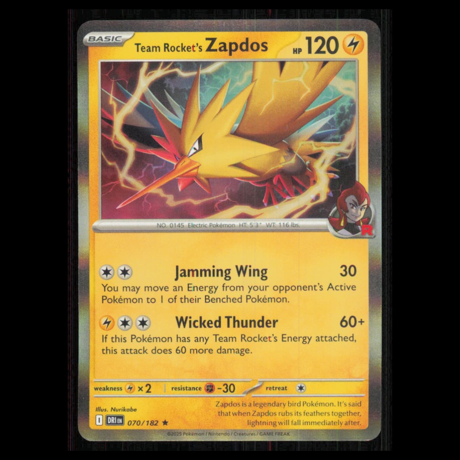 Team Rockets Zapdos 2025 Unknown 2025 Unknown