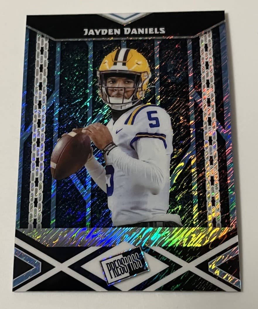 Metal Jayden Daniels 2024 Leaf