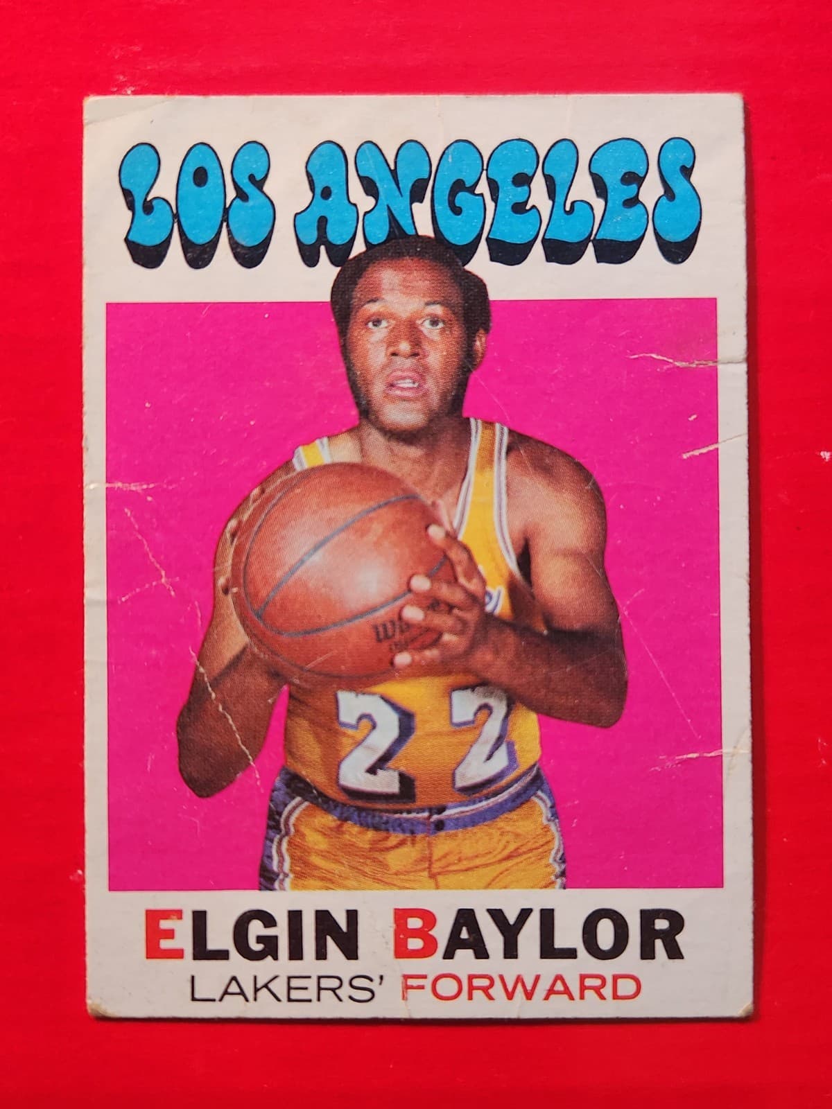 Basketball Elgin Baylor #10