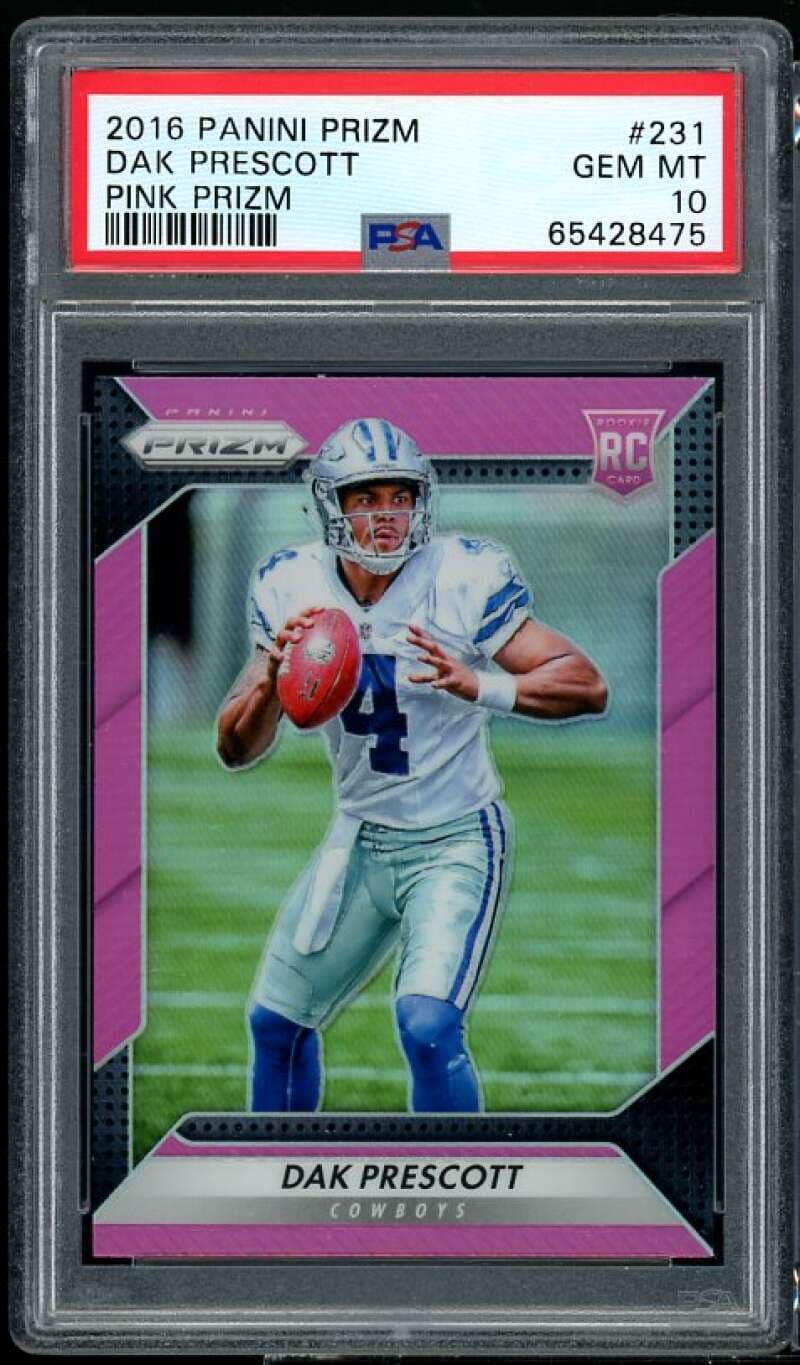 Dak Prescott Pink 2016 Panini Prizm 2016 Panini Prizm