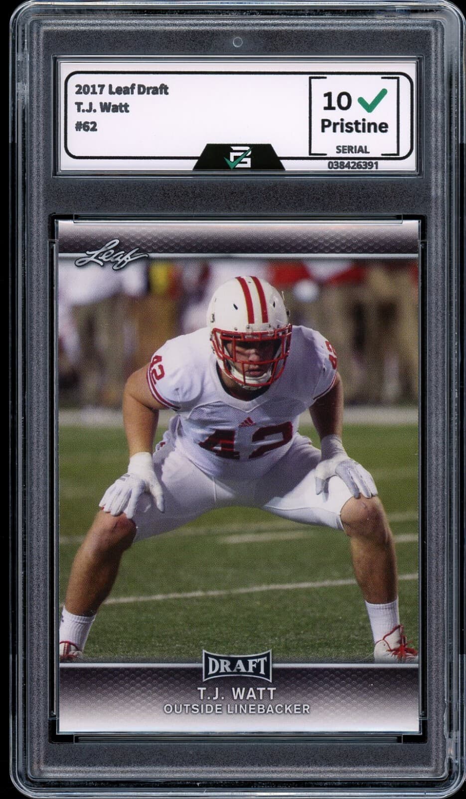 Draft T.J. WATT 10 Steelers 2017 Leaf