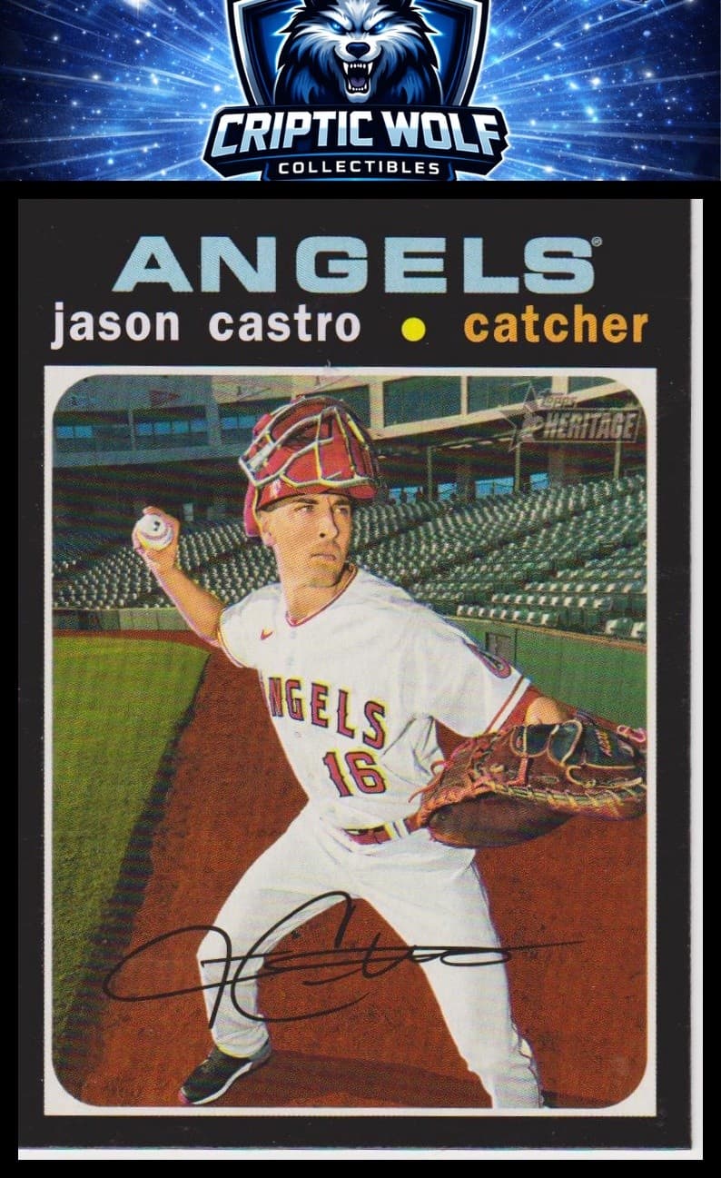 Jason Castro Los 2020 Topps Heritage 2020 Topps Heritage
