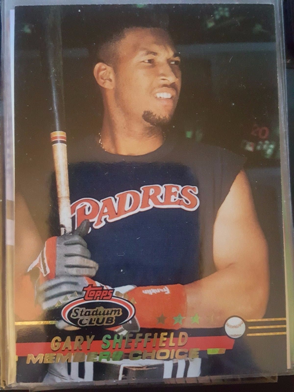 Gary Sheffield Member 1993 Topps Stadium Club 1993 Topps Stadium Club