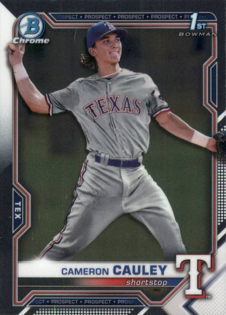 Draft Cameron Cauley 2021 Bowman Chrome 2021 Bowman Chrome
