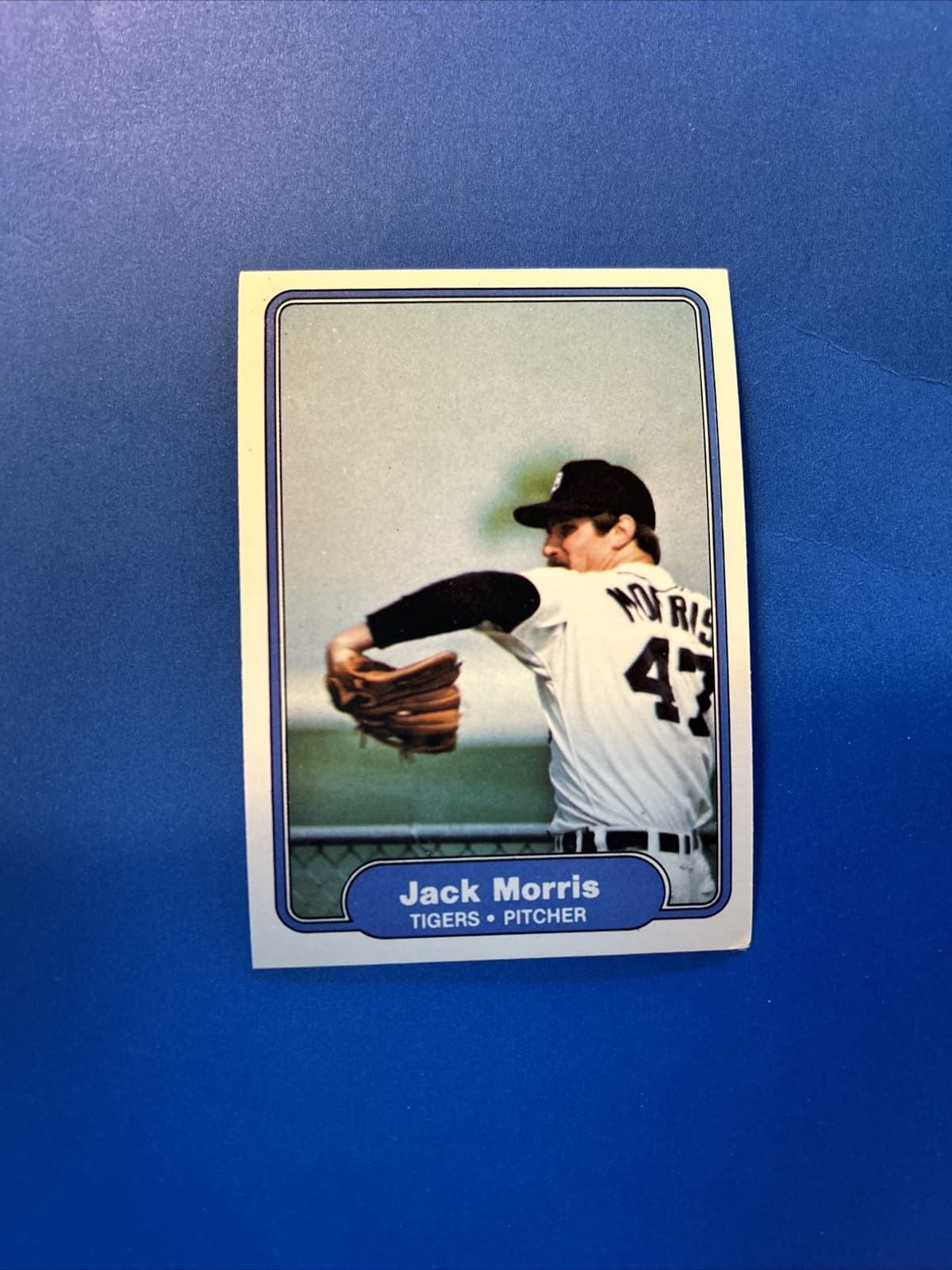 Baseball Jack Morris 1982 Fleer