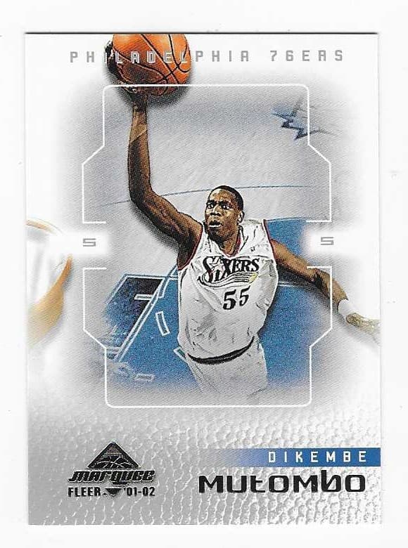 Marquee Dikembe Mutombo 2001 Fleer 2001 Fleer