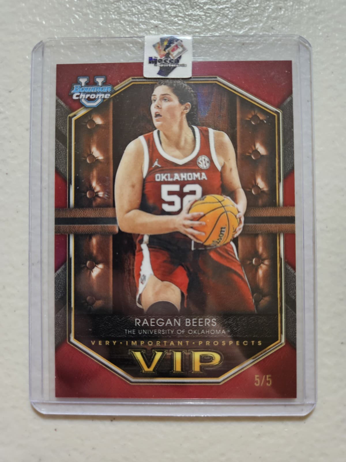 Red Oklahoma 2025 Bowman Chrome 2025 Bowman Chrome