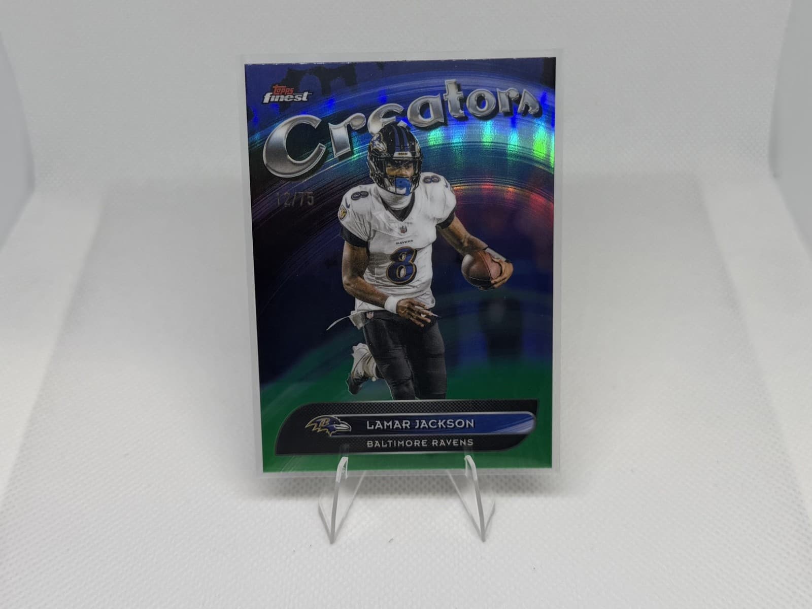 Football Creators Lamar 2025 Topps Finest 2025 Topps Finest