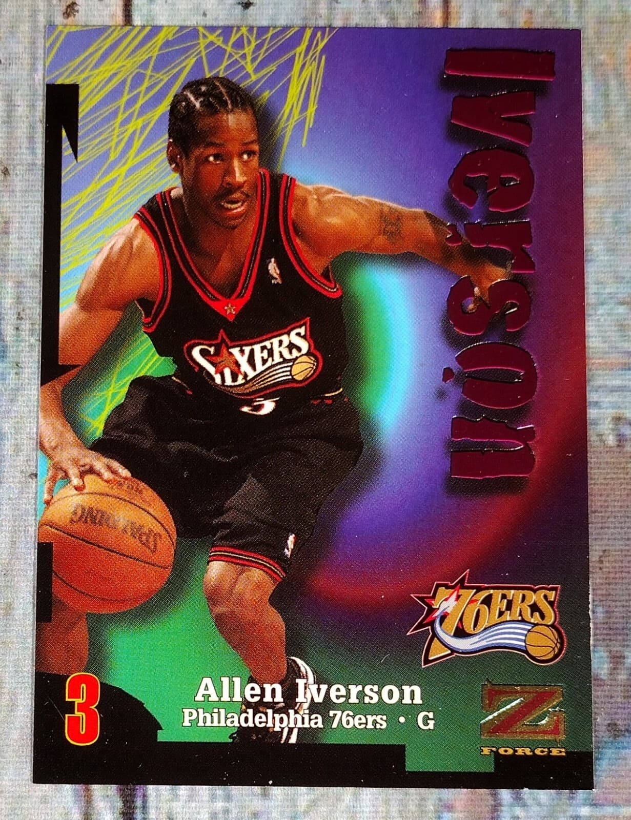 Allen Iverson Philadelphia 1998 Skybox 1998 Skybox