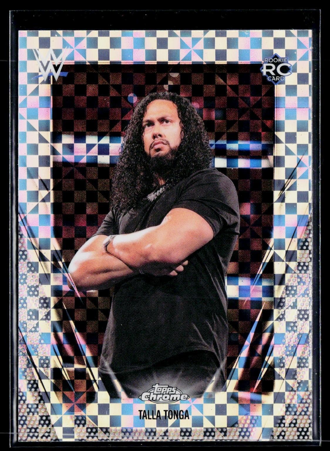 Talla Tonga 2026 Topps Chrome WWE rookie card
