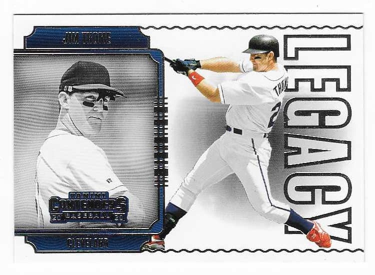 Legacy Jim Thome 2020 Panini Contenders 2020 Panini Contenders
