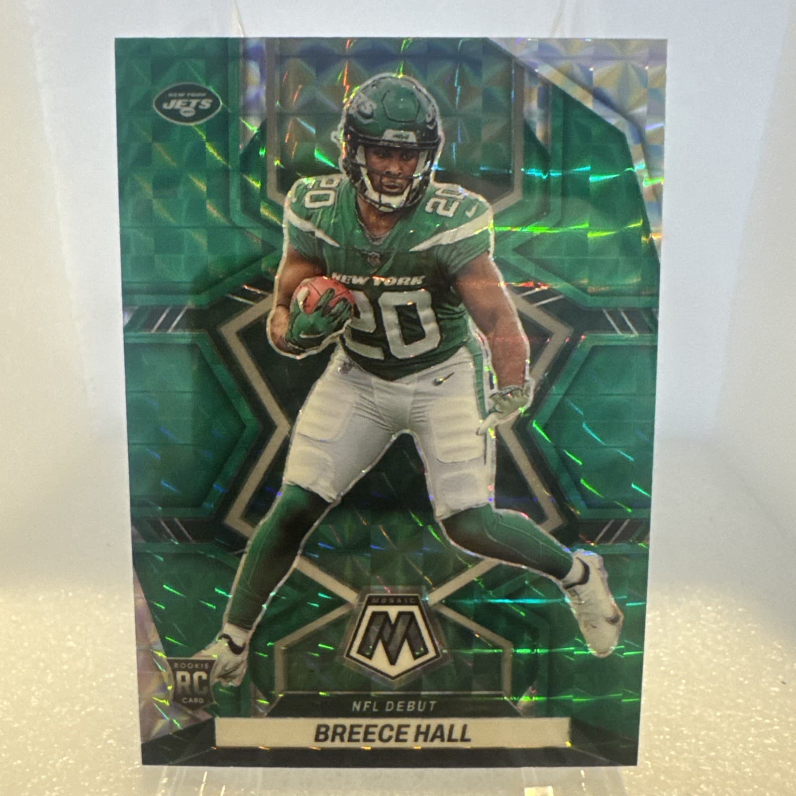 Debut Breece Hall 2022 Panini Mosaic