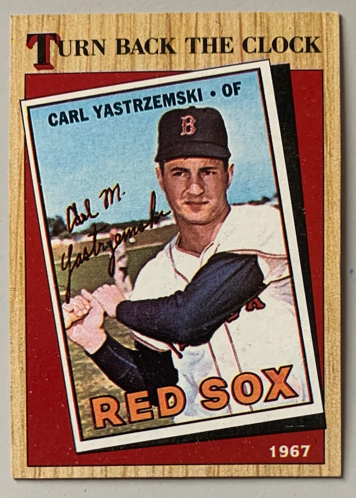 CARL YASTRZEMSKI, "TURN BACK T 