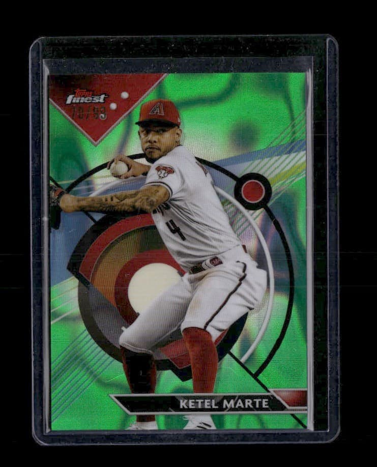 Ketel Marte Green 2023 Topps Finest 2023 Topps Finest green-refractor