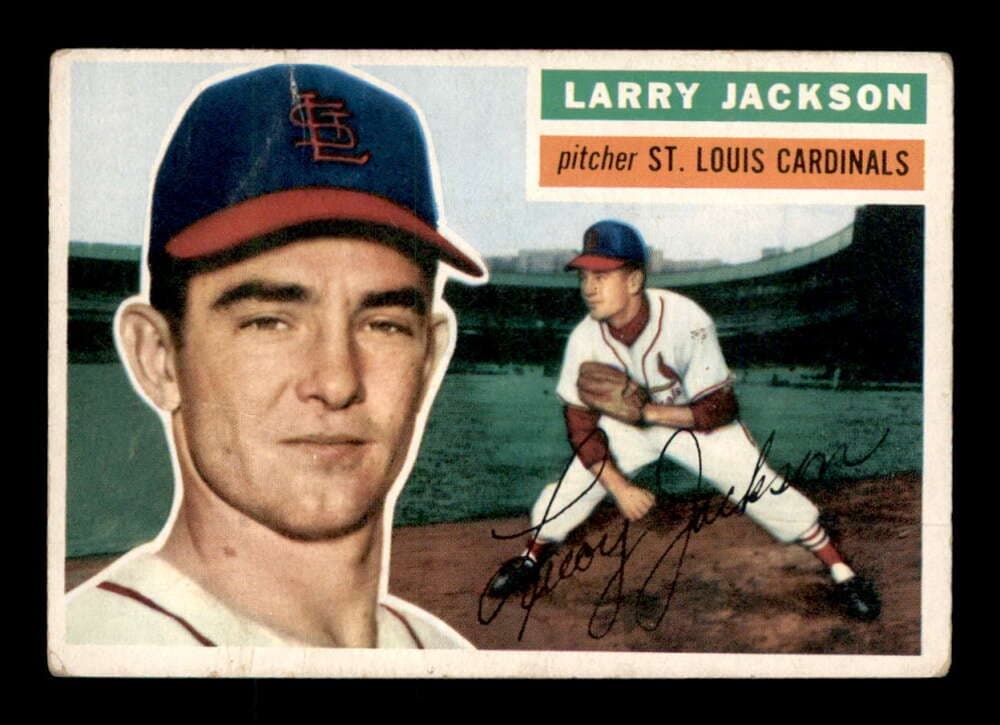 White Back Larry 1956 Topps