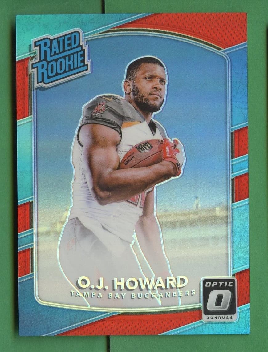 O.J. HOWARD FOOTBALL RED /99 B 2017 Donruss Optic