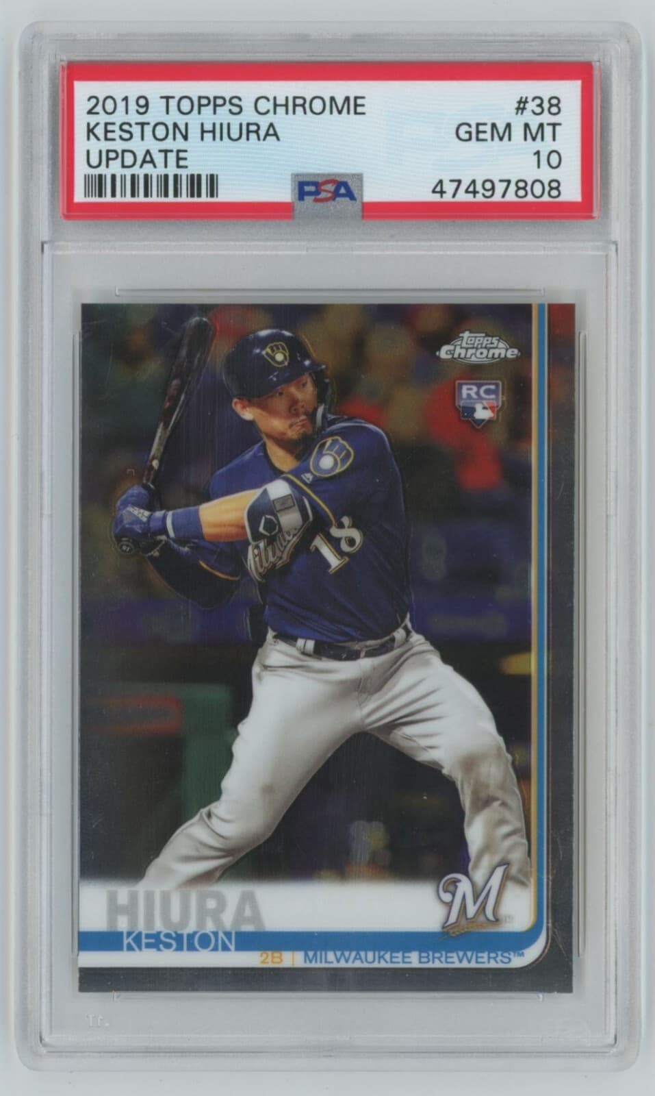 Baseball Keston Hiura 2019 Topps Chrome
