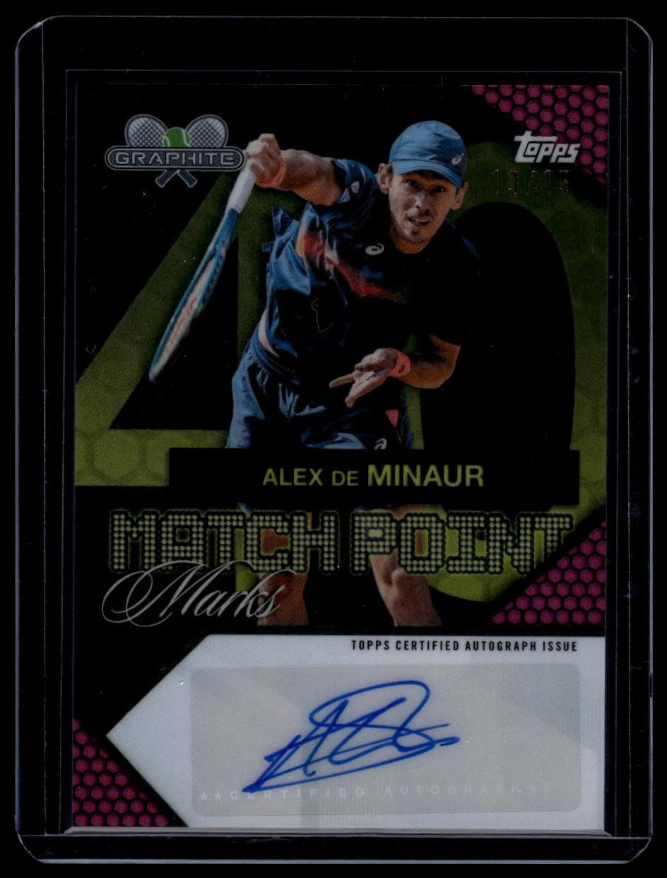 Minaur Match Point 2026 Topps 2026 Topps pink-refractor