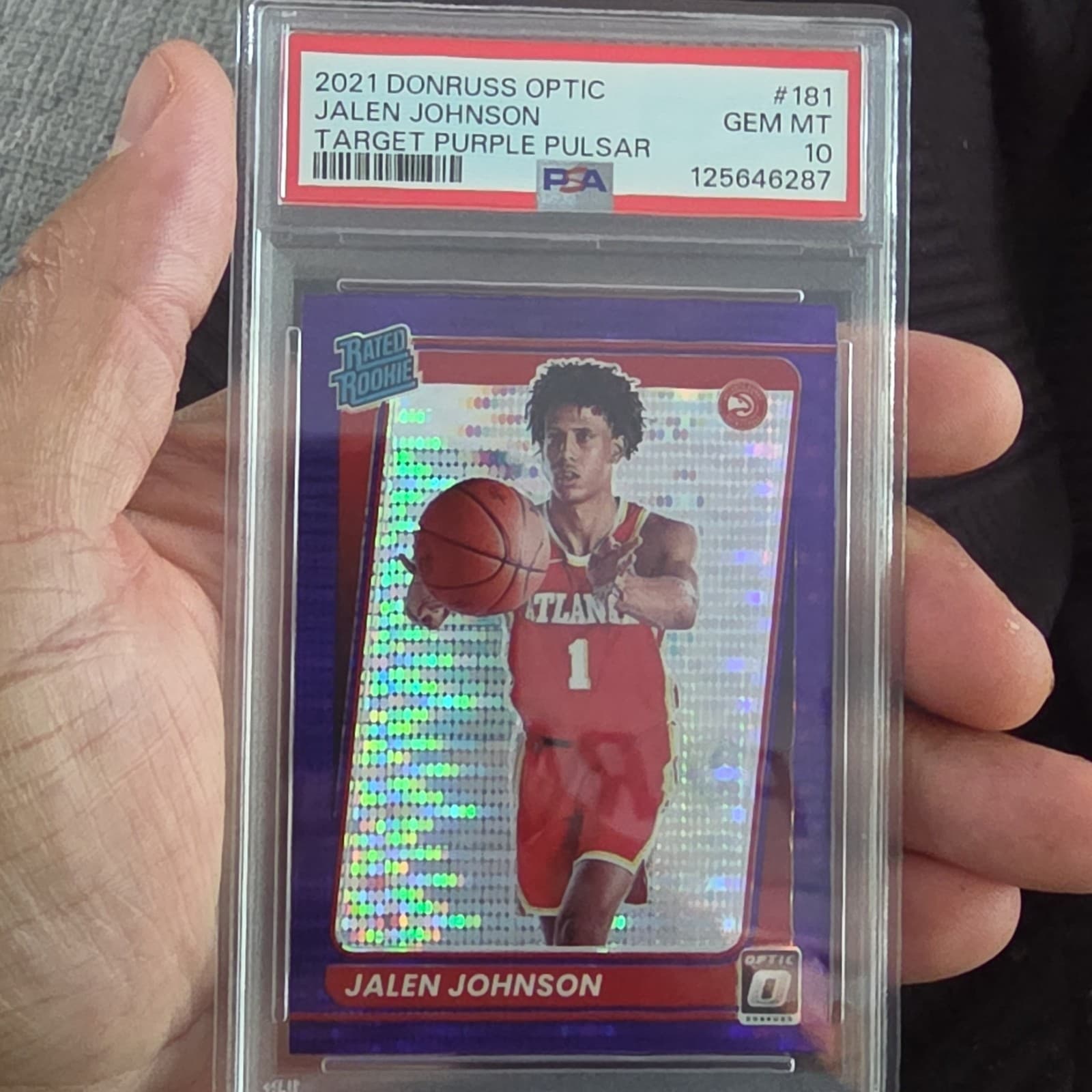 Donruss Optic Jalen 2021 Panini 2021 Panini pulsar-purple