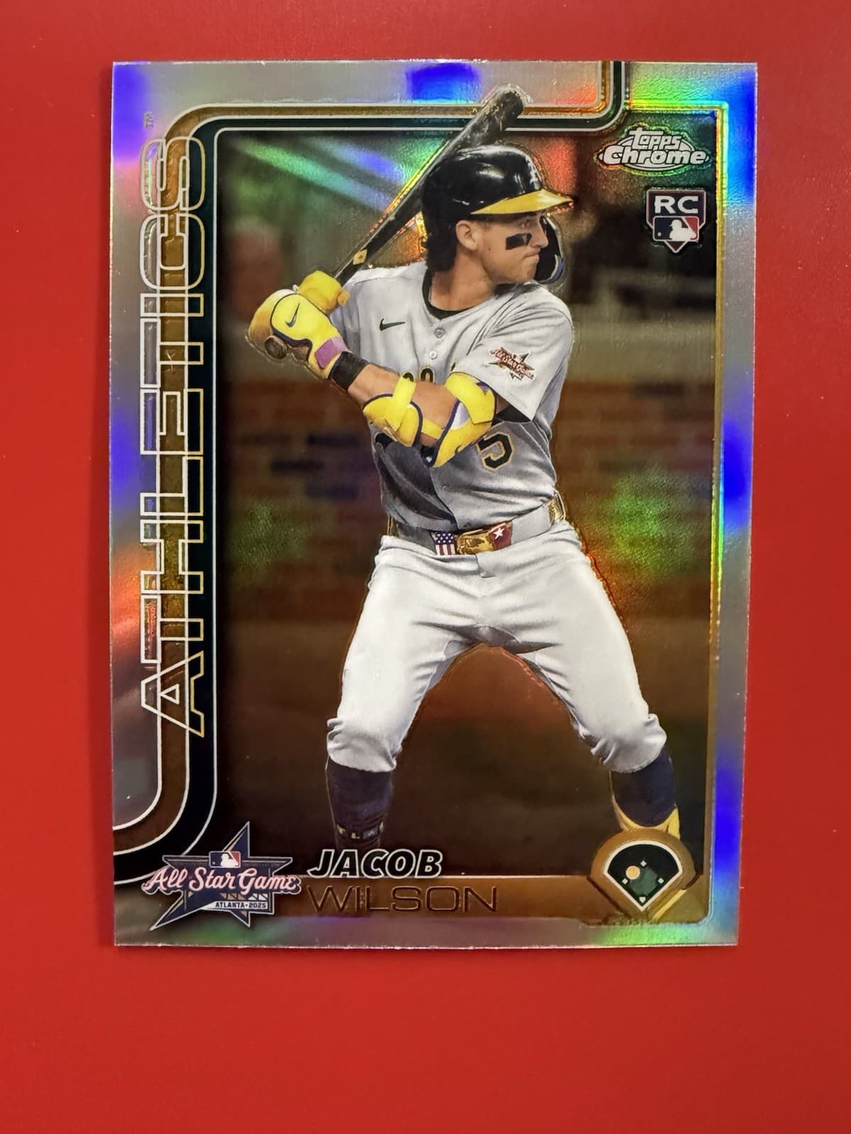 Update Jacob Wilson 2025 Topps Chrome 2025 Topps Chrome refractor