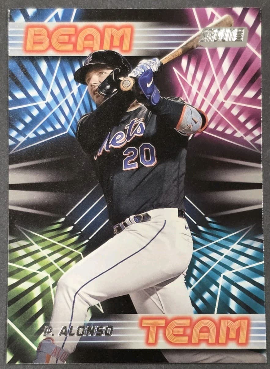 Pete Alonso Beam 2023 Topps Stadium Club