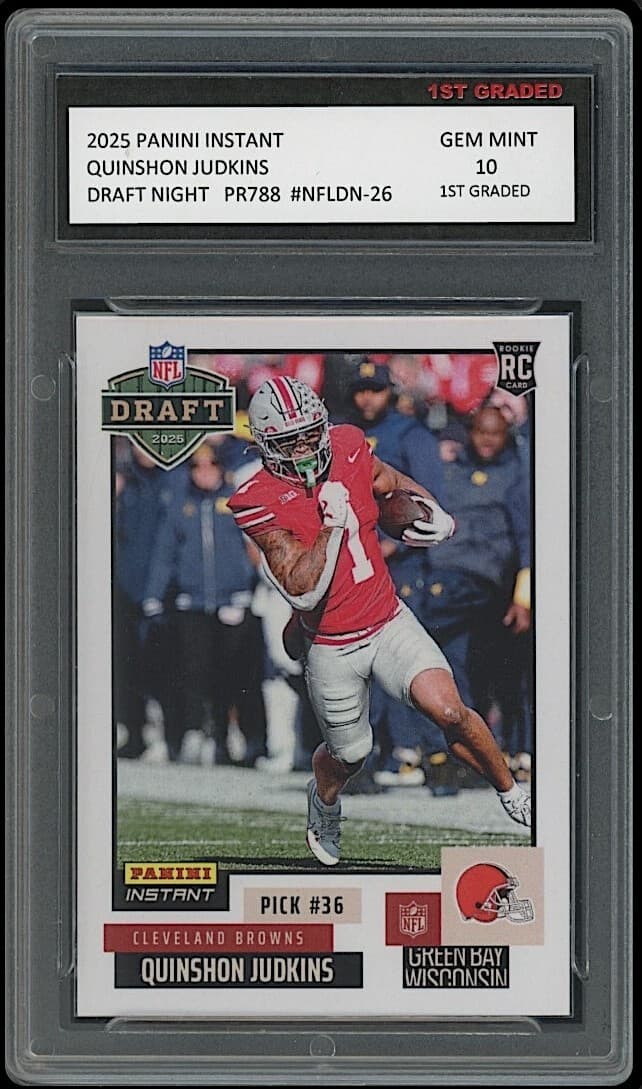 Quinshon Judkins Instant 2025 Panini