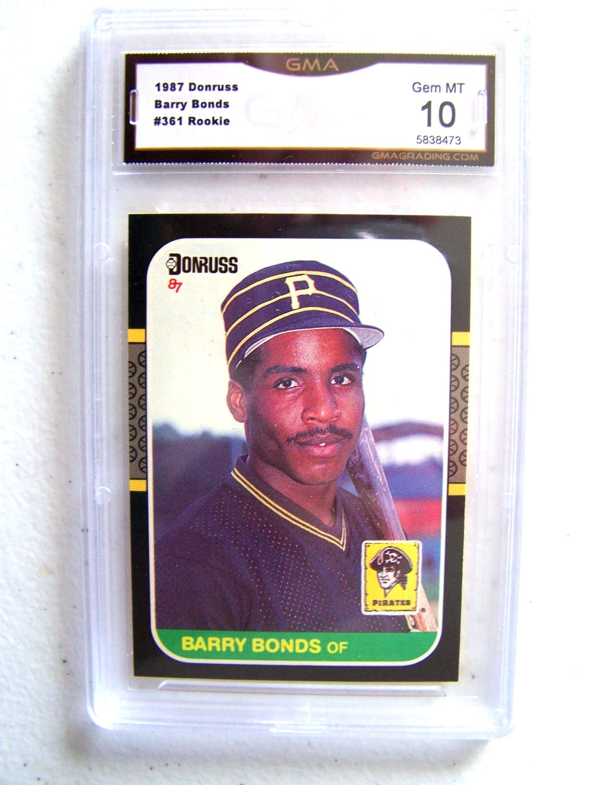 (087) BARRY BONDS 10 1987 Donruss 1987 Donruss