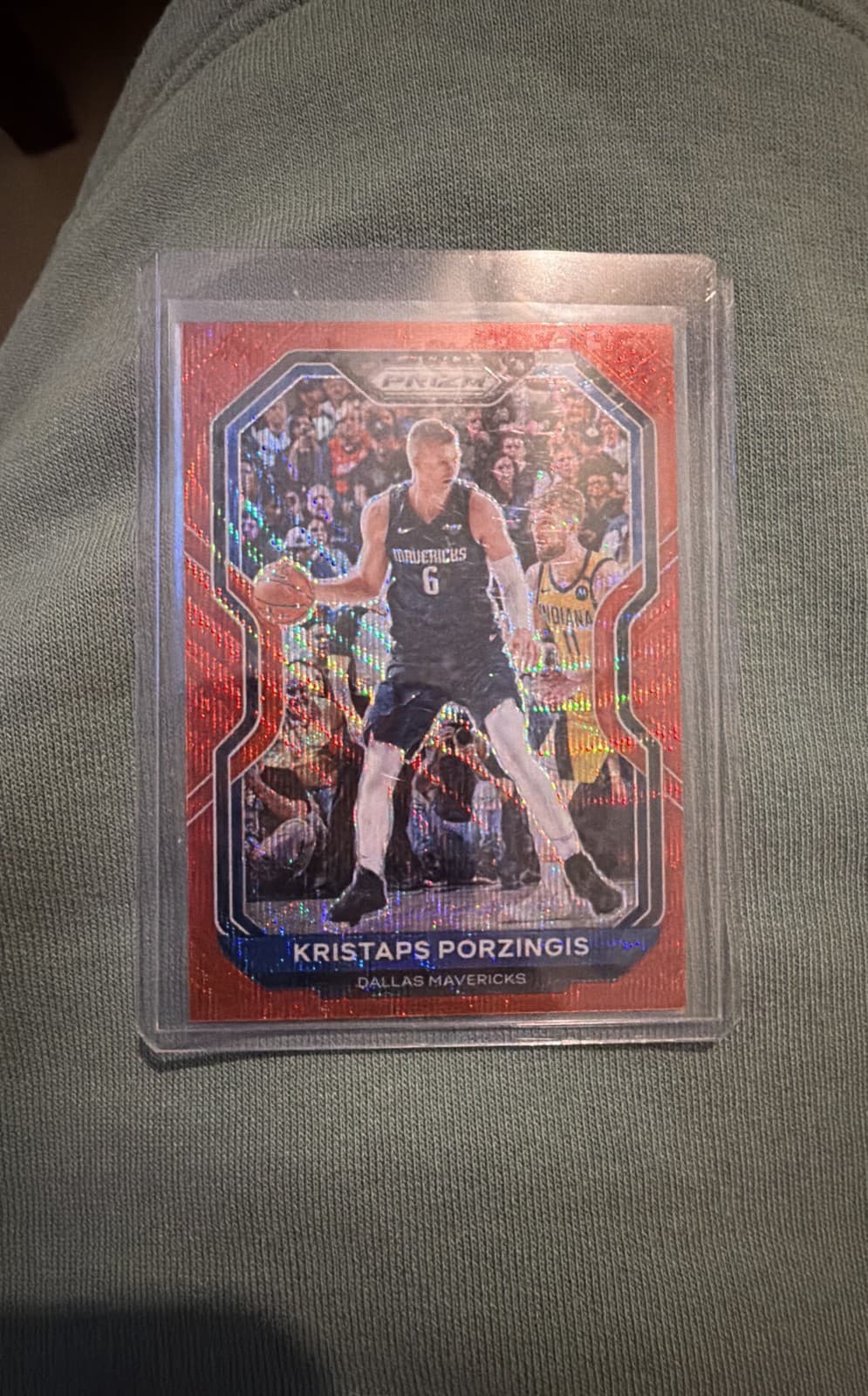 Kristaps Porzingis Ruby 2020 Panini Prizm 2020 Panini Prizm wave