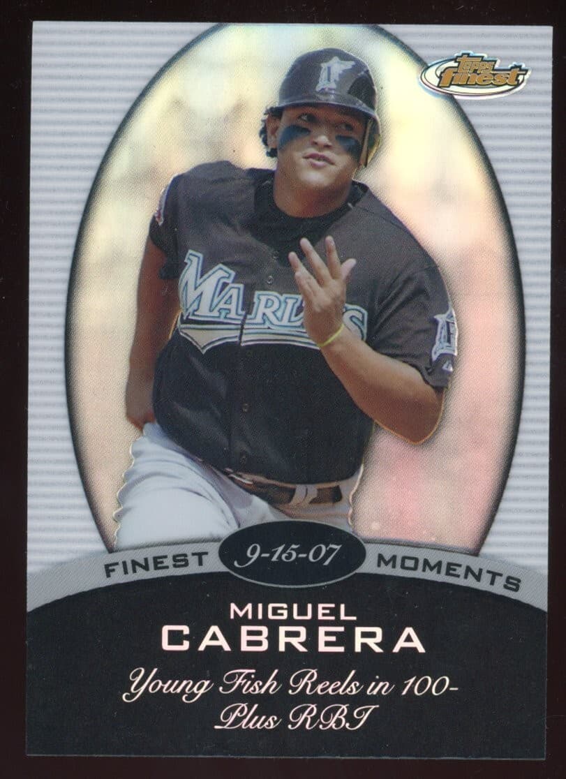 Miguel Cabrera Finest 2008 Topps Finest 2008 Topps Finest refractor