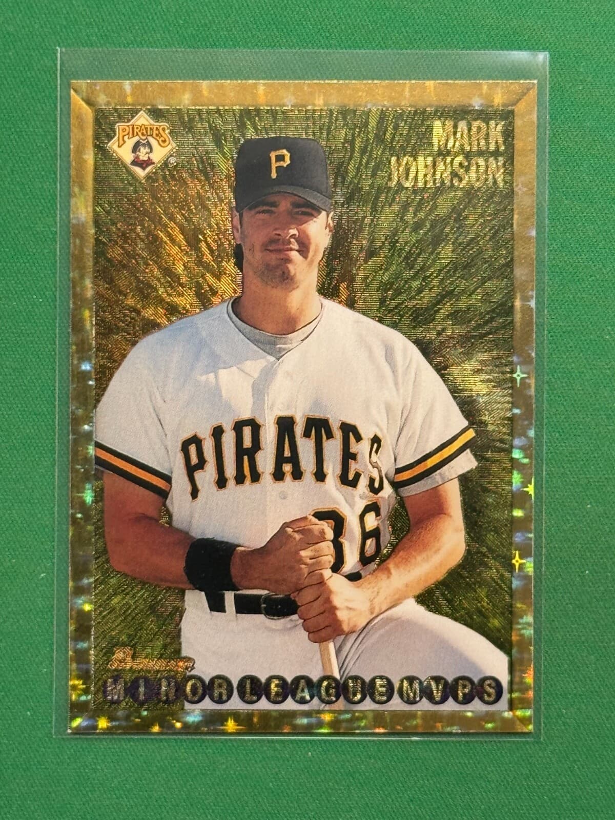 Baseball Mark Johnson 1995 Bowman