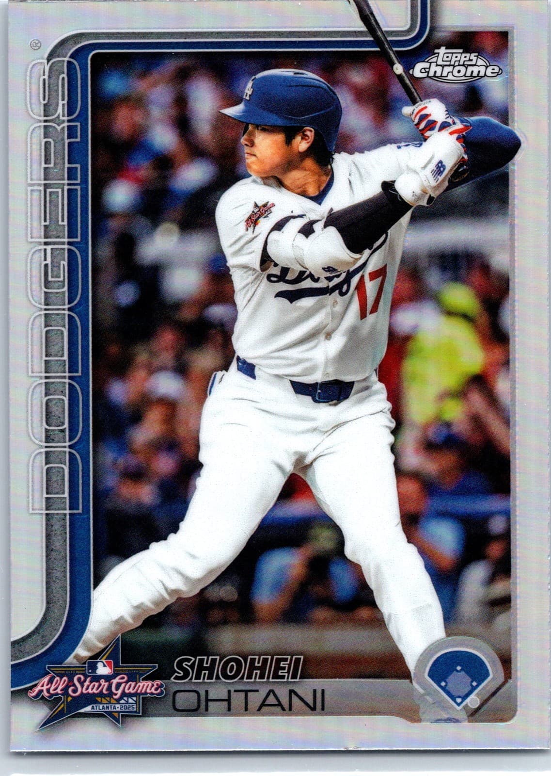 Shohei Ohtani All 2025 Topps Chrome 2025 Topps Chrome refractor example 2