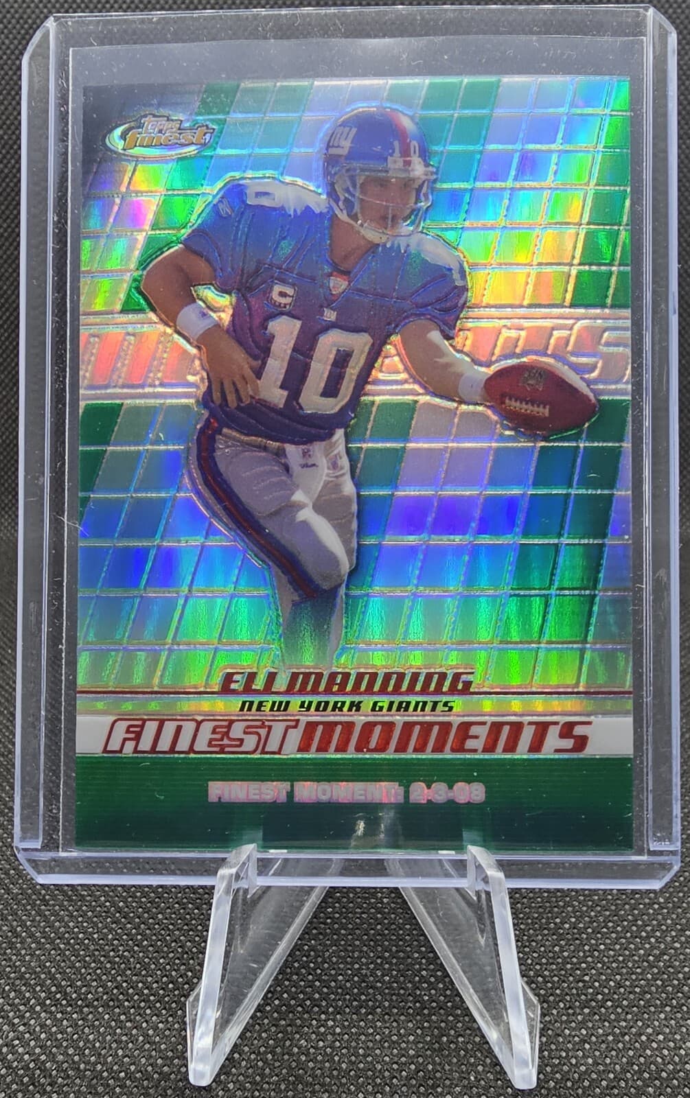 Moments Green Eli 2008 Topps Finest 2008 Topps Finest