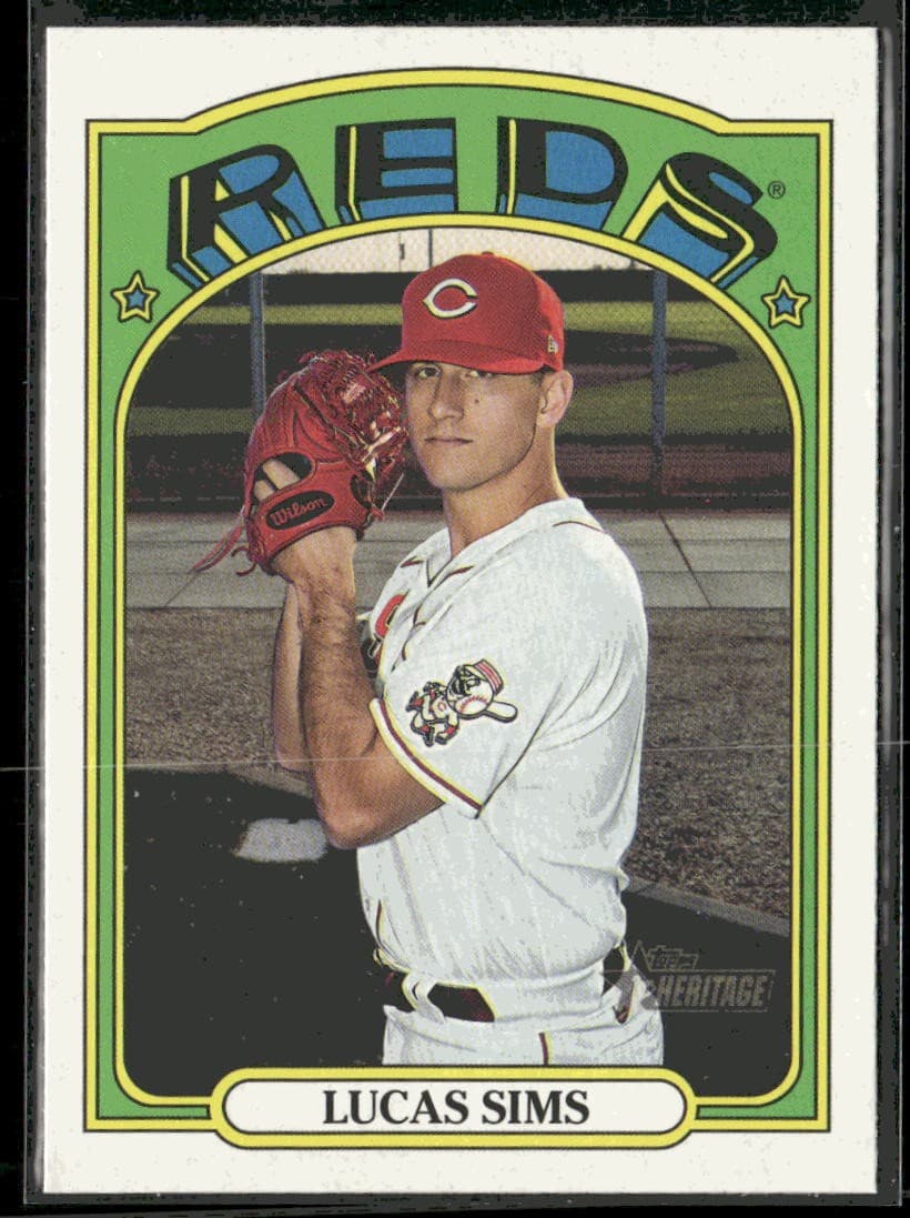 Lucas Sims Cincinnati 2021 Topps Heritage 2021 Topps Heritage