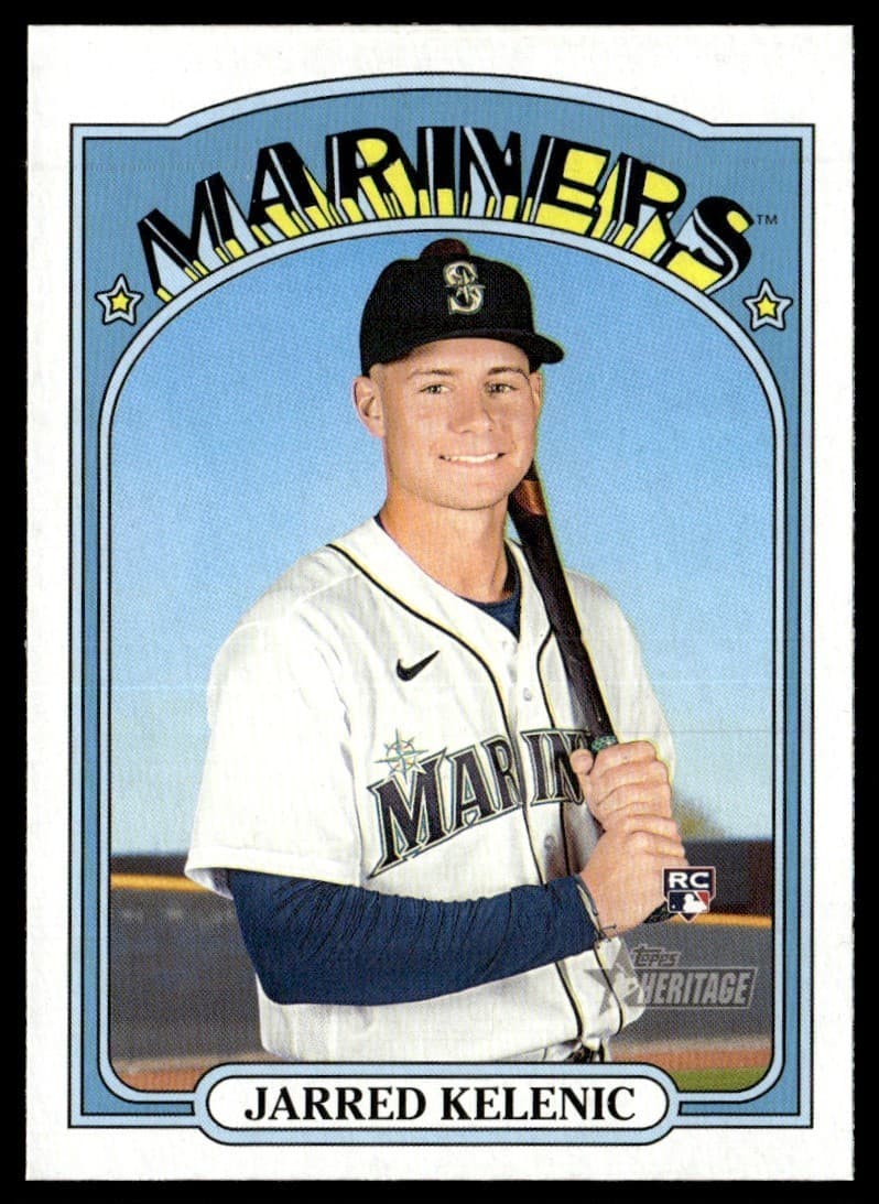 Jarred Kelenic Seattle 2021 Topps Heritage