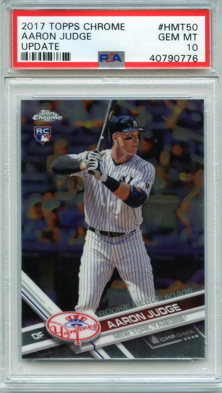 Aaron Judge 2016 Topps Chrome