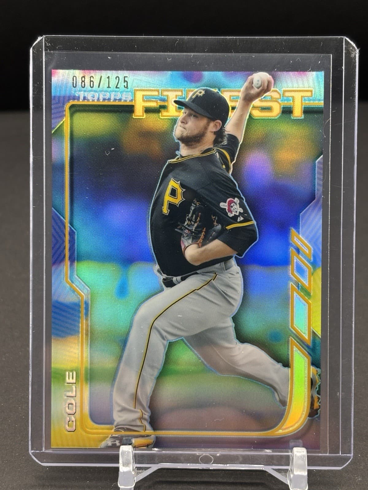 Gerrit Cole Blue 2014 Topps Finest