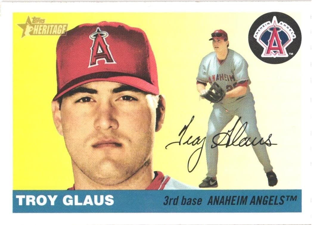 Troy Glaus Anaheim 2004 Topps Heritage